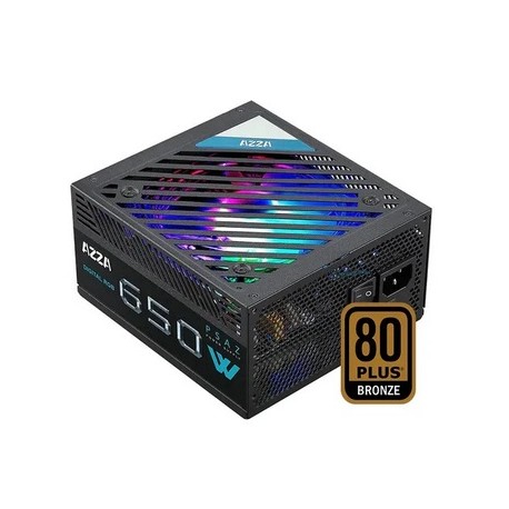 FUENTE DE PODER AZZA 650W 80 PLUS BRONZE