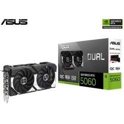 T.V. ASUS DUAL GEFORCE RTX™ 5060 OC EDITION 8GB GDDR7