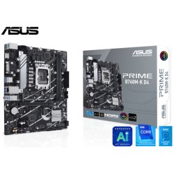 M.B. ASUS PRIME B760M-K D4 (LGA1700) DDR4 (INTEL 14ª/13ª/12ª GENERACIÓN)