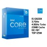 3.7GHz INTEL I5-12600K (4.9GHz TURBO, 10C/16T, 20MB CACHE, 125W/150W, LGA1700) 12TH GENERACION