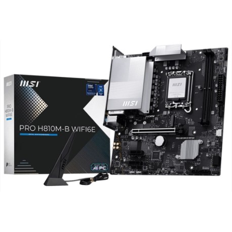 MSI PRO H810M-B WIFI6E LGA1851 2x DDR5 (Intel® Core™ Ultra Processors Series 2)
