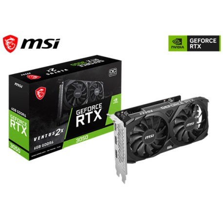 T.V. MSI GEFORCE RTX 3050 VENTUS 2X 6G OC