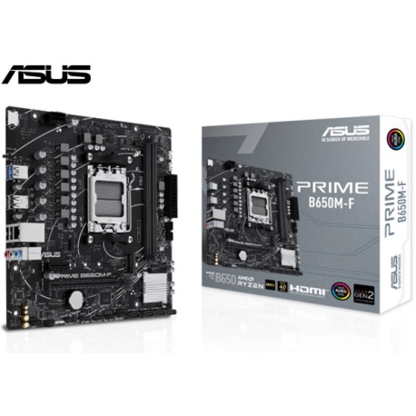 M.B. ASUS PRIME B650M-F (AM5) DDR5 (RYZEN 7000/8000/9000)