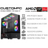 CUSTOMPC (AMD RYZEN 5 9600X): 16GB, 1TB M.2, RX 9060 XT 16GB