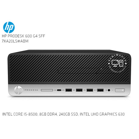 PC HP PRODESK 600 G4 SFF INTEL CORE I5-8500, 8GB, 240GB SSD (USADO)