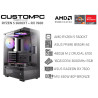 CUSTOMPC (AMD RYZEN 5 5600XT): 16GB, 480GB M.2, RADEON RX 7600, WIFI+BT