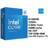 INTEL I5-14600K (3.5GHz/5.3GHz TURBO, 14C/20T, 24MB CACHE, 125W/181W, LGA1700) 14TH GENERACION