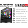 CUSTOMPC (AMD RYZEN 5 5500X3D): 16GB, 1TB M.2, RX 9060 XT 8GB