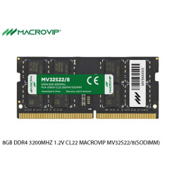 8GB DDR4 3200MHZ 1.2V CL22 MACROVIP MV32S22/8 (SODIMM)