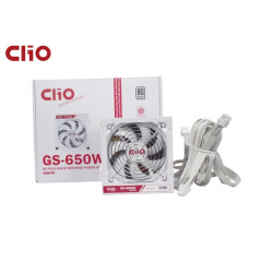FUENTE DE PODER CLIO GS-650 WHITE (650W) 80P WHITE