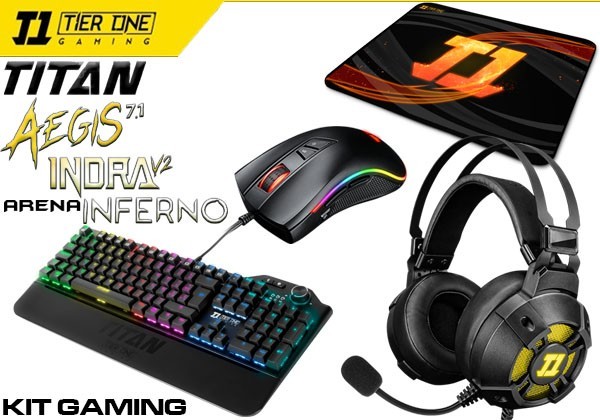 Audifono Gamer T1 AEGIS RGB, sonido envolvente virtual 7.1, efectos de  iluminación | SP Digital