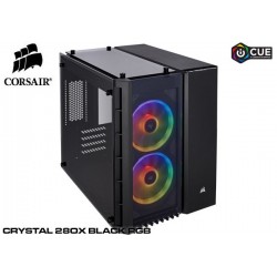GABINETE CORSAIR CRYSTAL SERIES 280X RGB BLACK (TG) CC-9011135-WW