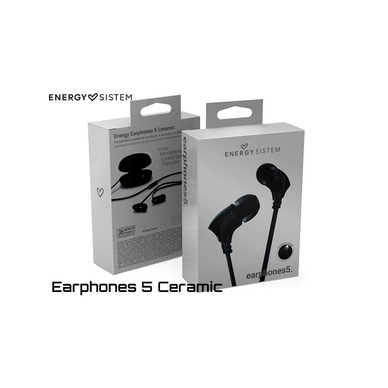 AURICULARES ENERGY SISTEM EARPHONES 5 CERAMIC 44476