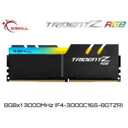 8GB DDR4 3000MHz (8GBx1) G.SKILL TRIDENT Z RGB (8GB DDR4 3000MHz (8GBx1) G.SKILL TRIDENT Z RGB (F4-3000C16S-8GTZR)