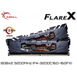 16GB DDR4 3200MHz (8GBx2) G.SKILL FLARE X (F4-3200C16D-16GFX)