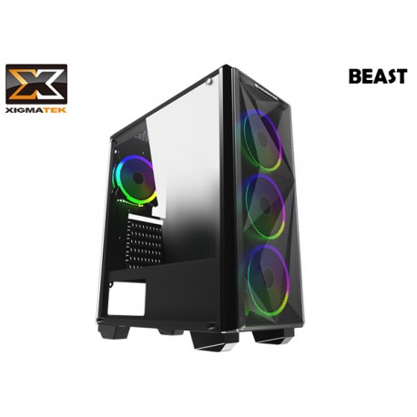 GABINETE XIGMATEK BEAST (ATX) (RAINBOW FAN LED)