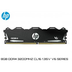 8GB DDR4 3200MHz CL16 1.35V HP V6 SERIES (7EH67AA) BLACK