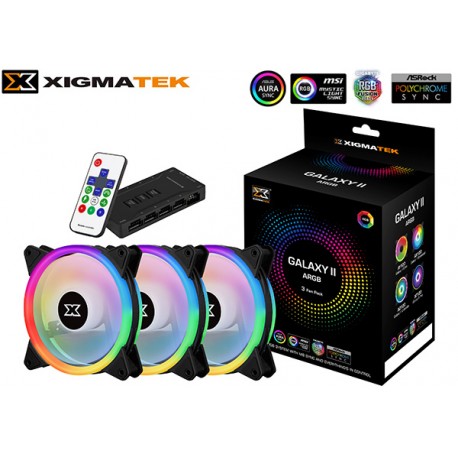XIGMATEK GALAXY II ARGB ELITE (AY120)