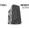 GABINETE NOX INFINITY ALPHA TG (ATX) (1x120MM FAN)