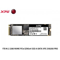 1TB M.2 2280 NVME PCIe GEN3x4 SSD A-DATA XPG SX8200 PRO (ASX8200PNP-1TT-C)