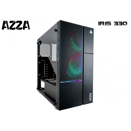 GABINETE AZZA IRIS 330 (ATX) (ARGB)