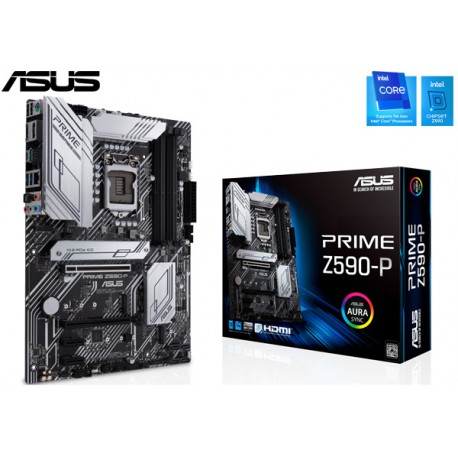 M.B. ASUS PRIME Z590-P (LGA1200) (Intel® Core ™ de 11a generación)