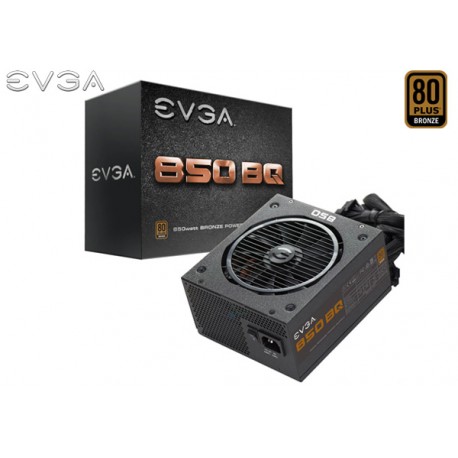 FUENTE DE PODER EVGA 850 BQ (850W) 80P BRONZE (SEMI-MODULAR) (110-BQ-0850-V5)