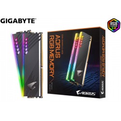 16GB DDR4 3600MHz GIGABYTE AORUS RGB (GP-AR36C18S8K2HU416R) (8GB x 2)