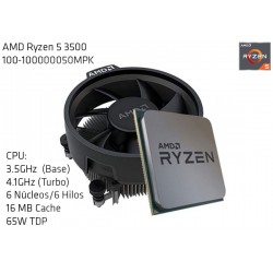 AMD RYZEN 5 3500 (MPK) 3.6GHz (4.2GHz TURBO) SIX CORE (TDP 65W) (AM4)