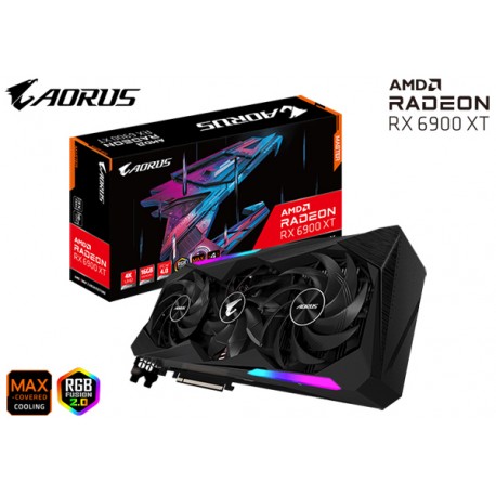 T.V. GIGABYTE AORUS RADEON RX 6900 XT MASTER 16G (GV-R69XTAORUS M-16GD)