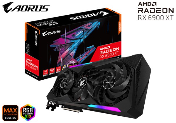Gigabyte AORUS Radeon RX 6900 XT MASTER 16G [GV-R69XTAORUS M-16GD]