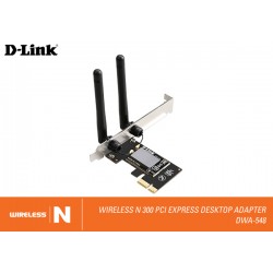 ADAPTADOR WIRELESS D-LINK DWA-548 (PCI Express, 2.4GHz, 300 Mbps)