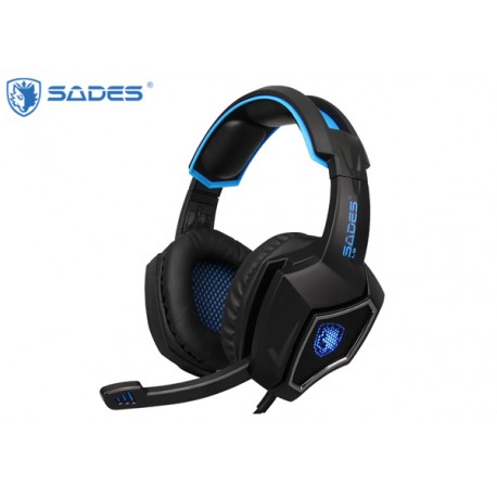 AURICULARES GAMER SADES L9 ESTEREO + MIC EN 1 JACK