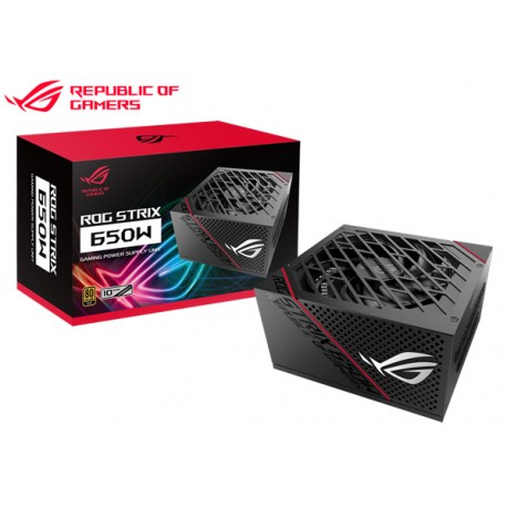 FUENTE DE PODER ASUS ASUS ROG-STRIX-650G 650W 80P GOLD (FULL MODULAR)